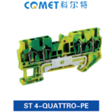 ST 4-QUATTRO-PE 回拉式直通彈簧端子