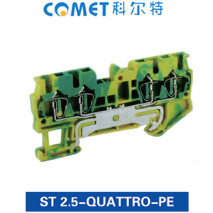 ST 2.5-QUATTRO-PE 回拉式直通彈簧端子